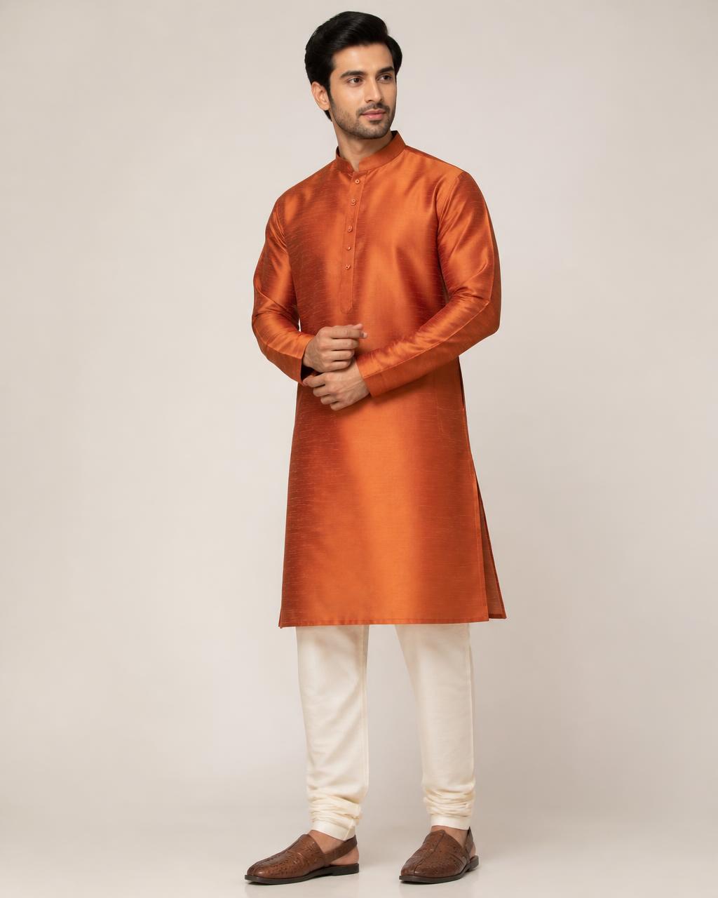 Model wearing Kurta